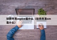 软件开发aspice是什么（软件开发sm是什么）