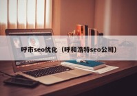 呼市seo优化（呼和浩特seo公司）