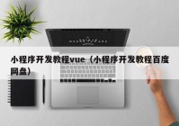 小程序开发教程vue（小程序开发教程百度网盘）