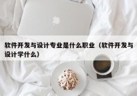 软件开发与设计专业是什么职业（软件开发与设计学什么）